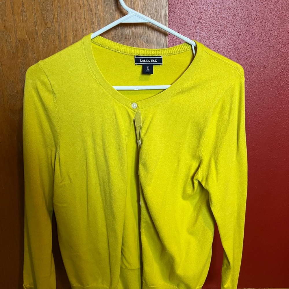 Lands' End Vibrant cardigan Sweater